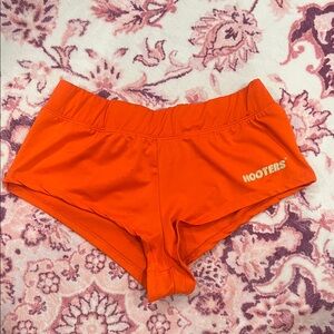 Hooters Vibrant Orange Athletic Shorts